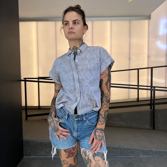 Rag & Bone Short Sleeve Button Down Shirt - Picture 10 of 15